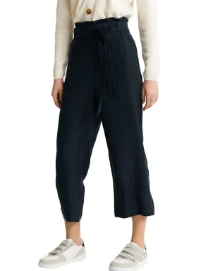 Pantalon Superdry Eden Lin Bleu Marine Femme